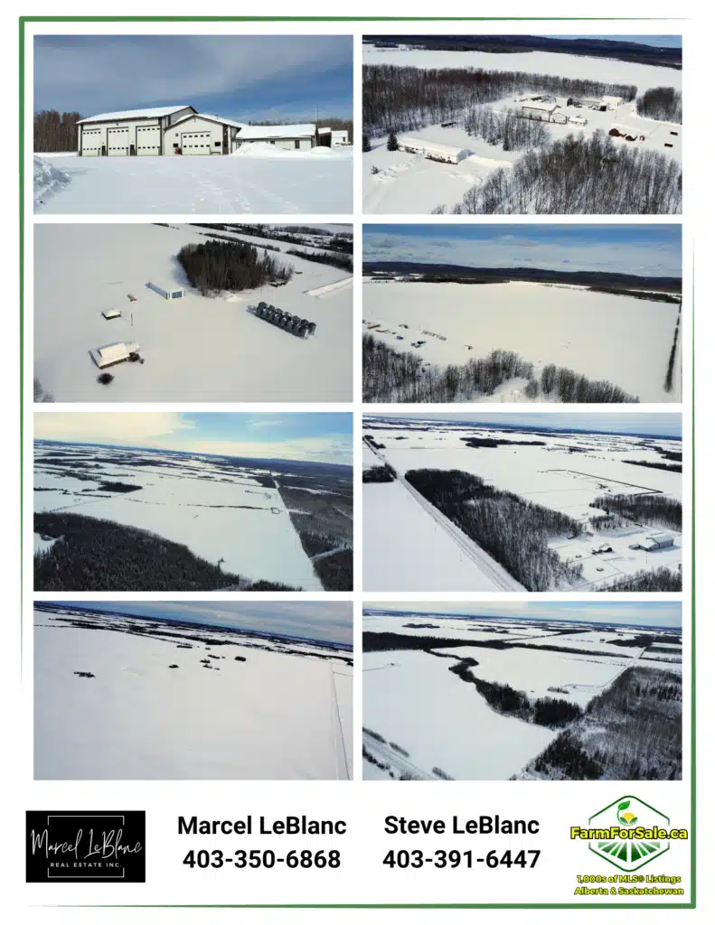4,774 acres for sale package worsley northern alberta steve leblanc farmland realtor www.farmforsale.ca
