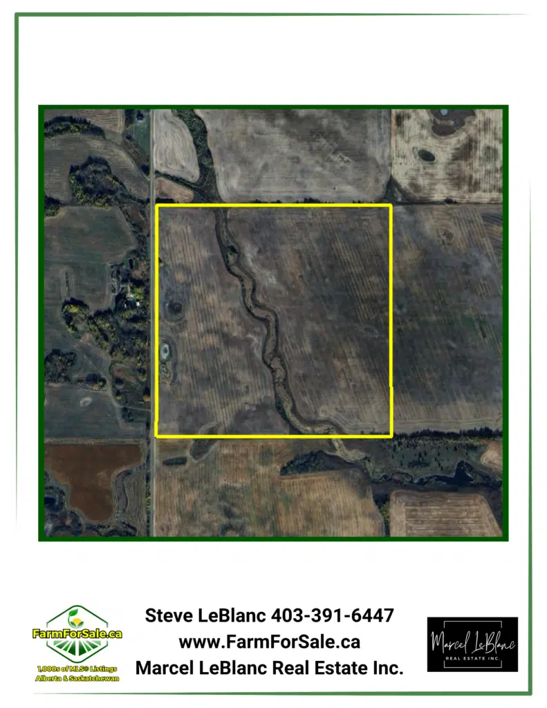 3 Brochure Mundare 160 Acres of Farmland For Sale by Steve LeBlanc Farm Realtor Alberta and Saskatchewan www.FarmForSale.ca